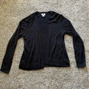Black cardigan